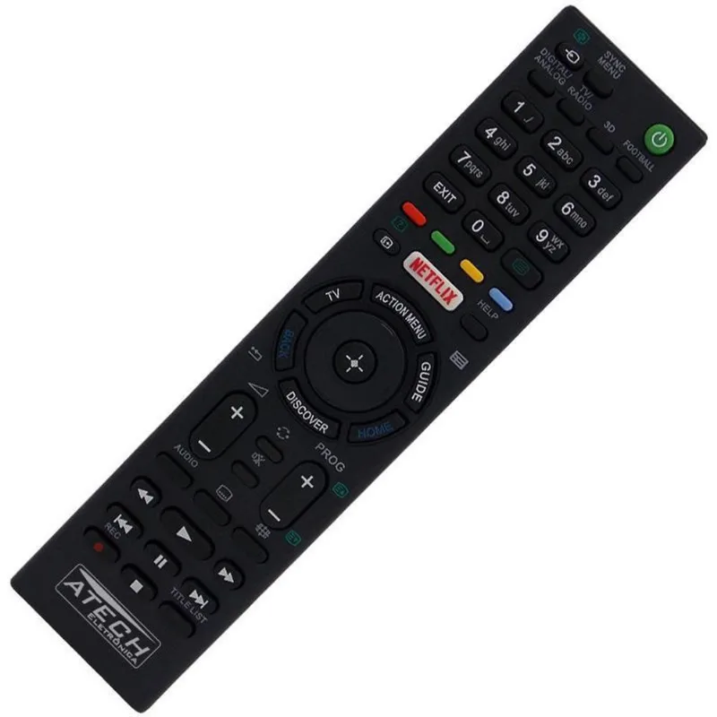 Controle Remoto Tv Led Sony Bravia Rmt-Tx100D Com Netflix
