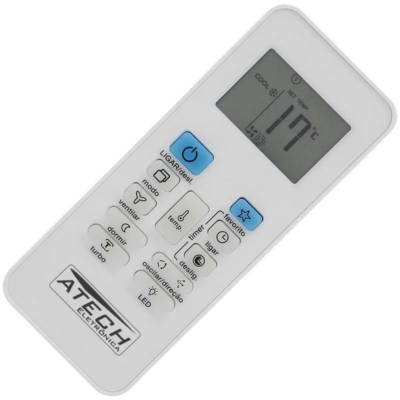 Controle Remoto Ar Condicionado Carrier Springer - Não Disponível - Climatização