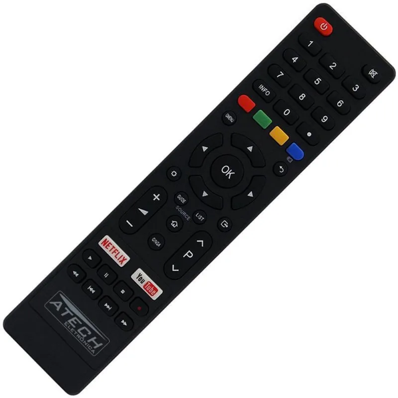 Controle Remoto Tv Led Philco Ptv40E60Sn Netflix E Youtube