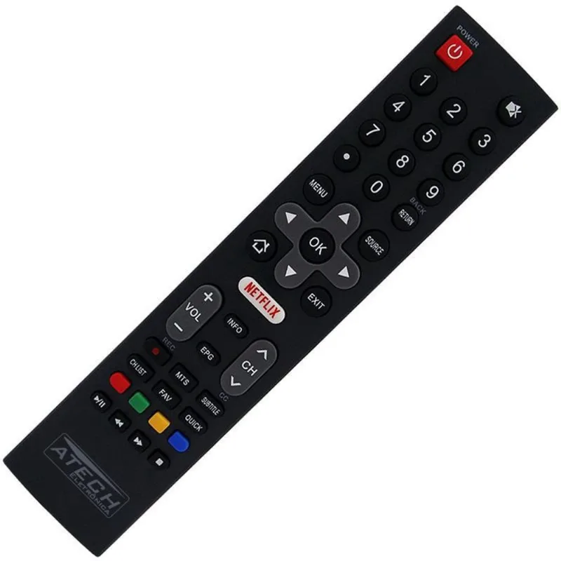 Controle Remoto Tv Led Philco Ptv55U21Dswnc Com Netflix