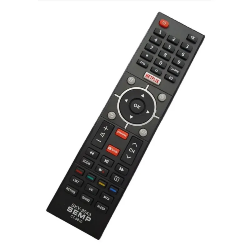 Controle Remoto Semp Toshiba Led Smart Ct-6840/Ct-6810