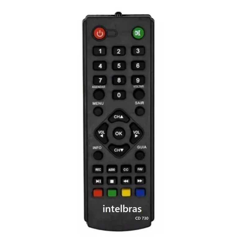 Controle Remoto Para Conversor Digital Intelbras Cd 730 - Lelong - Tv E Vídeo