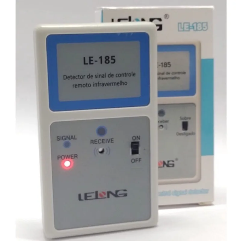 Testador De Controle Remoto Profissional Teste Tv Som Ar Cond Com Pilhas Lelong Le-185