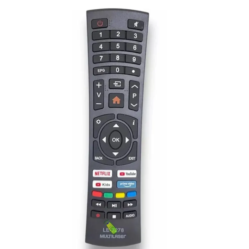 Controle Tv Multilaser Tl027/ Tl026/Tl032/Tl043