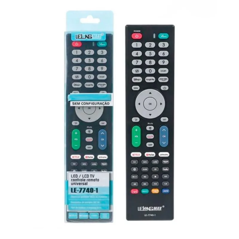 Controle Para Tv Led Lcd Diversas Marcas Universal Le-7740-1
