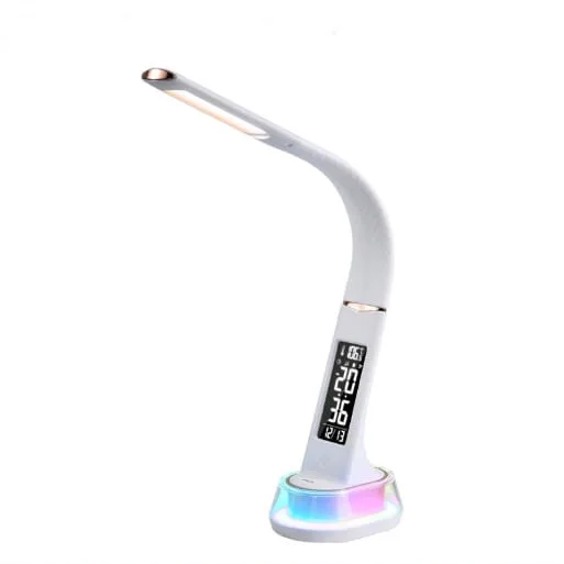 Luminária Abajur Rgb Flexível Led Smart Relógio De Mesa - Não Disponível - Construção E Ferramentas