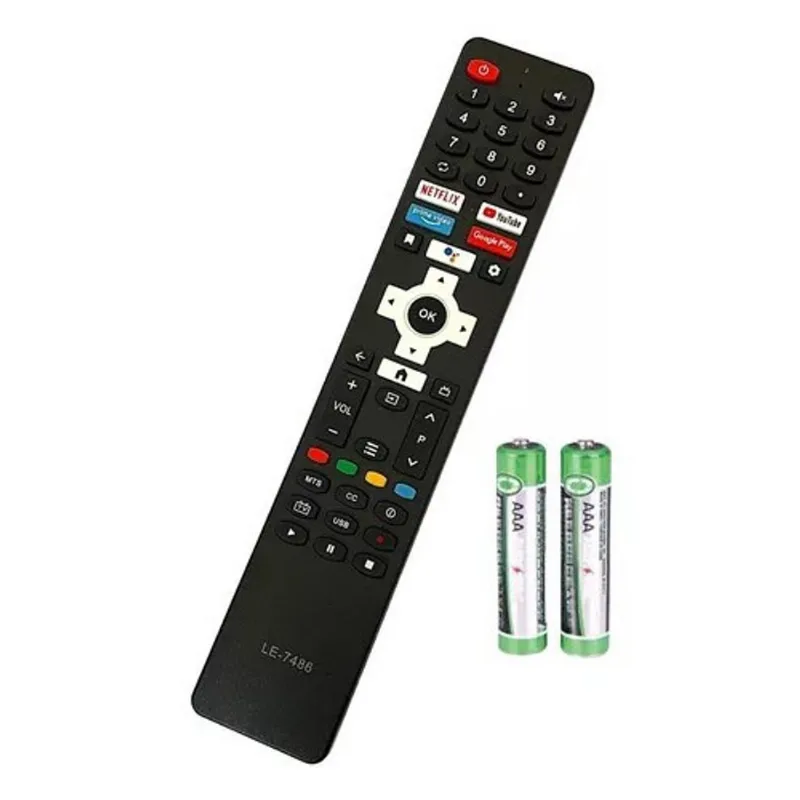 Controle Remoto Compatível Para Smart TV Philco 4k Sem Comando de Voz LE-7486