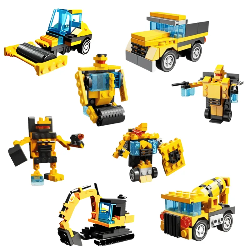 Blocos de Montar Super Robôs de Construção - Modelos Sortidos - Golden Rio Toys