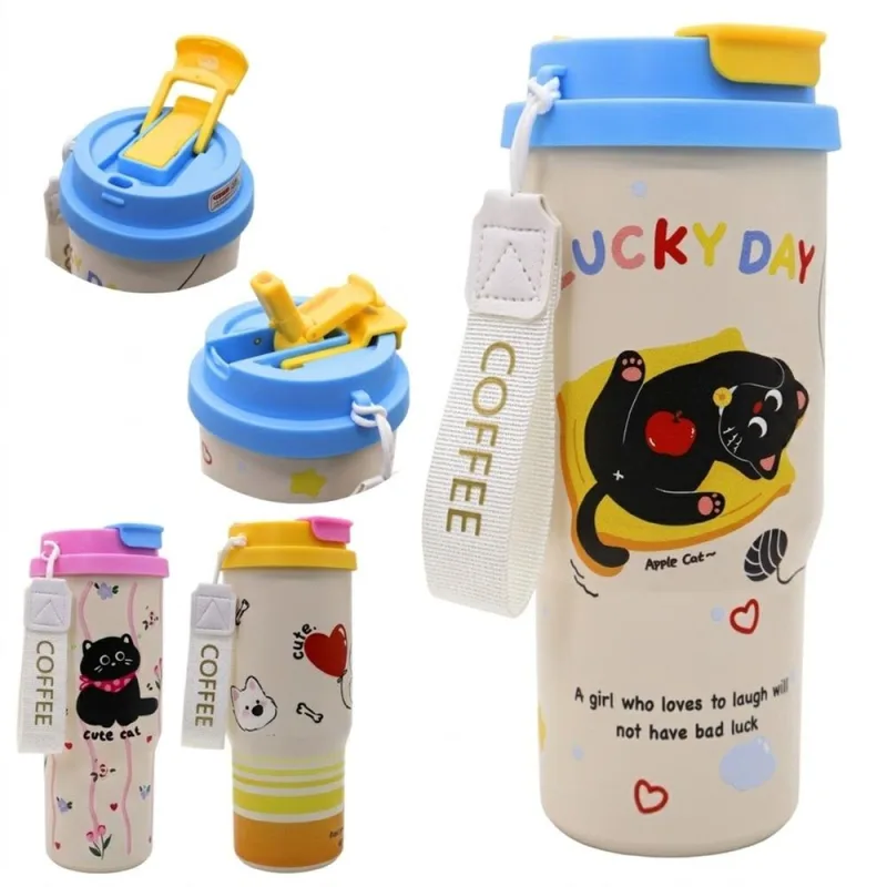Copo Térmico Inox 750ml Cute Diversos Modelos - LC - Presentes
