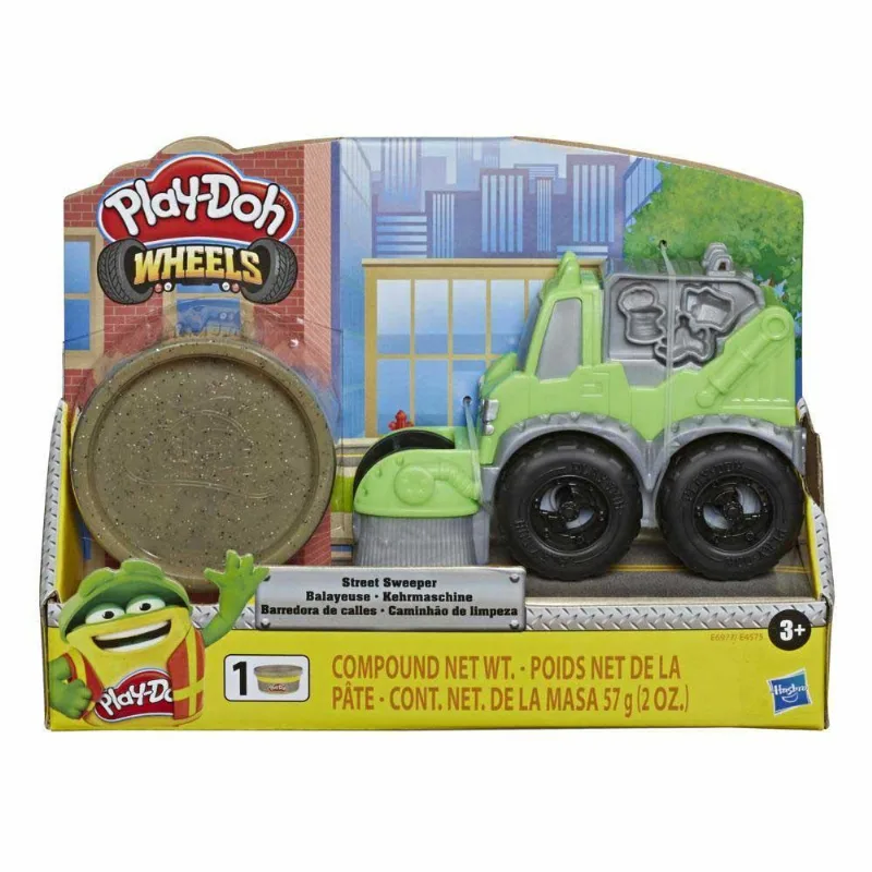 Massa de Modelar - Play-Doh Wheels - Mini Caminhão de Limpeza - Hasbro