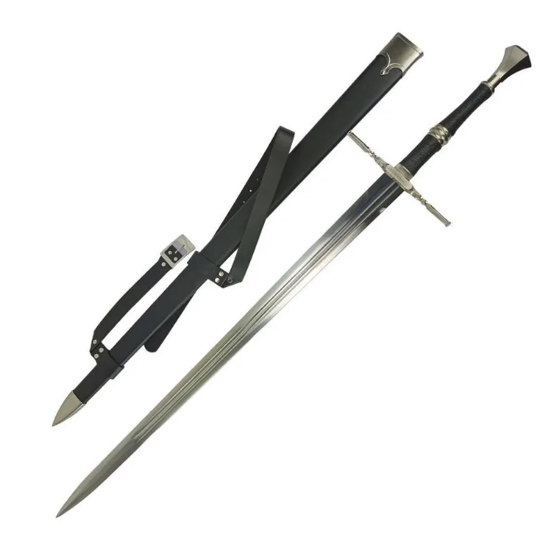 Espada Aço The Witcher Geralt Rívia Steel Sword Suporte