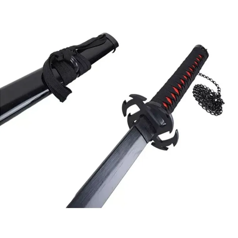 Espada Katana em Bambu Tensa Zangetsu Evolution Anime Bleach Cosplay Kurosaki Ichigo 102CM