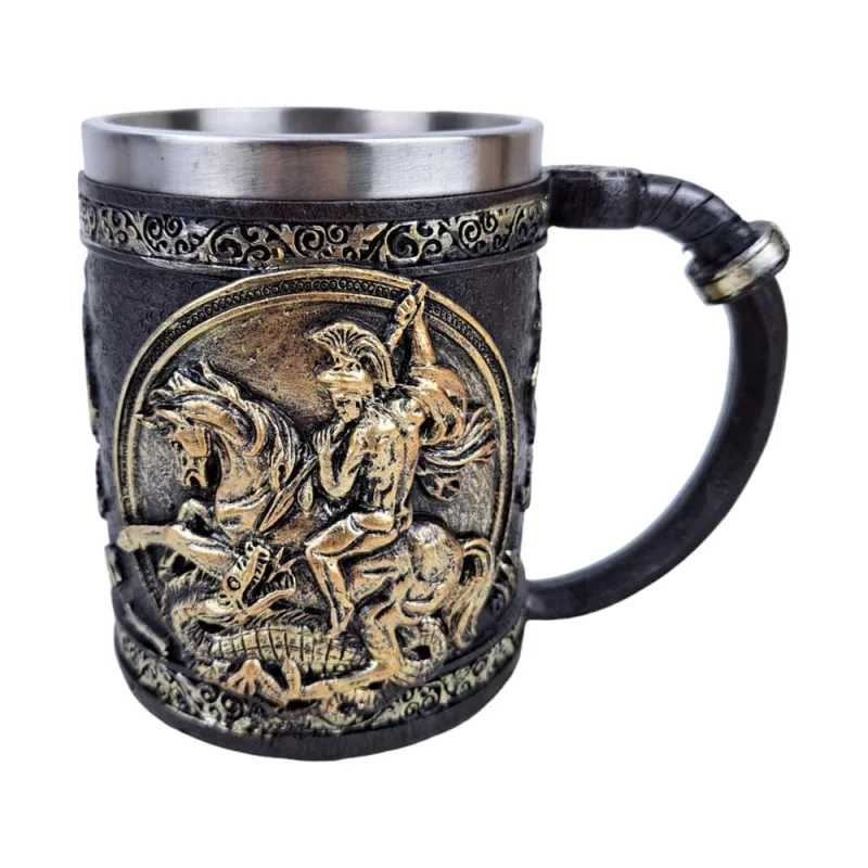 Caneca São Jorge De Resina - Não Disponível - Utilidades Domesticas