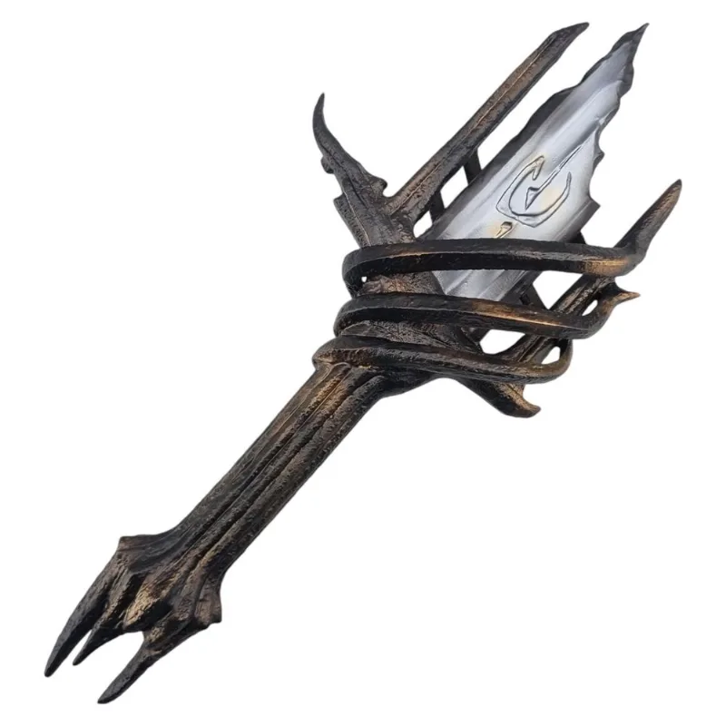 Espada Quebrada De Metal Sauron Anéis Do Poder Com Suporte