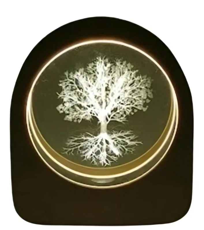 Luminária De Vidro Árvore - LC - Presentes
