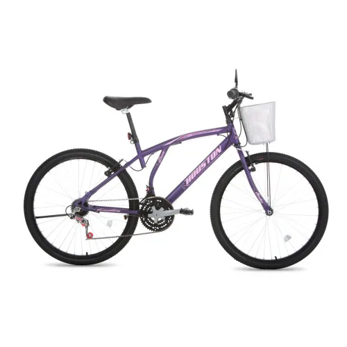 BICICLETA PASSEIO BRISTOL LANCE VIOLETA FOSCO ARO 26 HOUSTON - HOUSTON