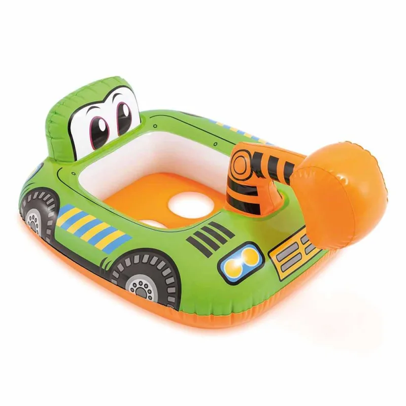 Boia Baby Bote Inflável - Kiddie - Escavadeira - INTEX - Mundo Encantado - Esportes