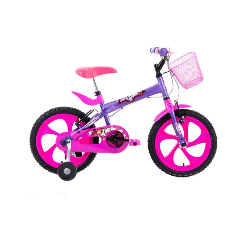 Bicicleta Houston Tina Aro 16 Roxo - HOUSTON - Esporte E Lazer