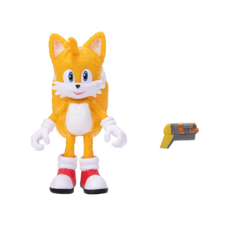 Boneco Articulado - 10 cm - Sonic O Filme 2 - Tails - Candide