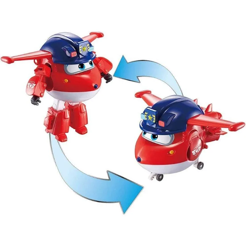 Figura e Veículo Transformável - Super Wings - Policial Jett - Fun Divirta-Se