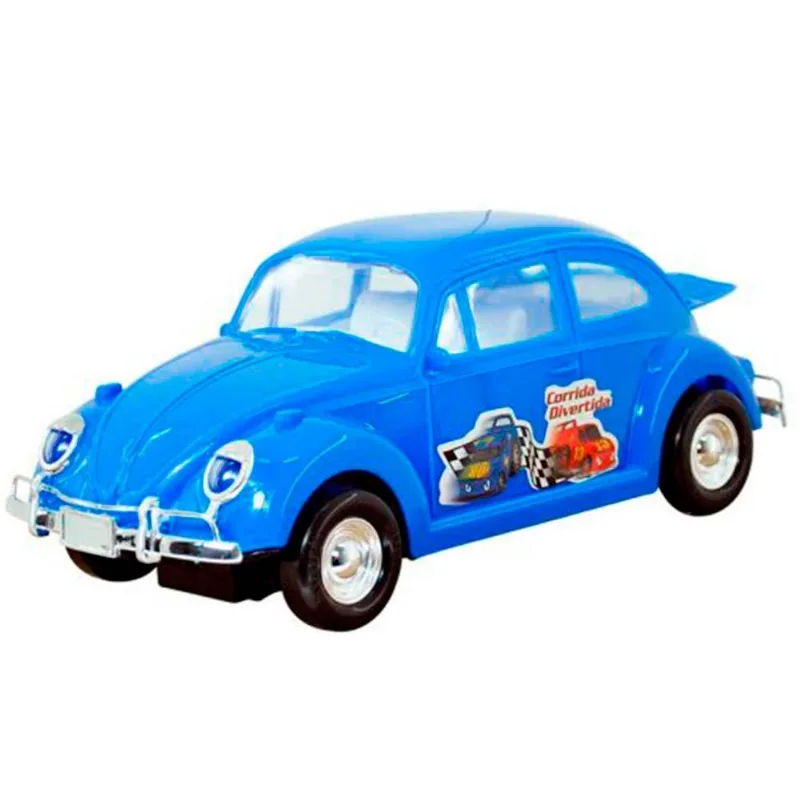 Carrinho de Controle Remoto - Fusca - Azul - DM Toys