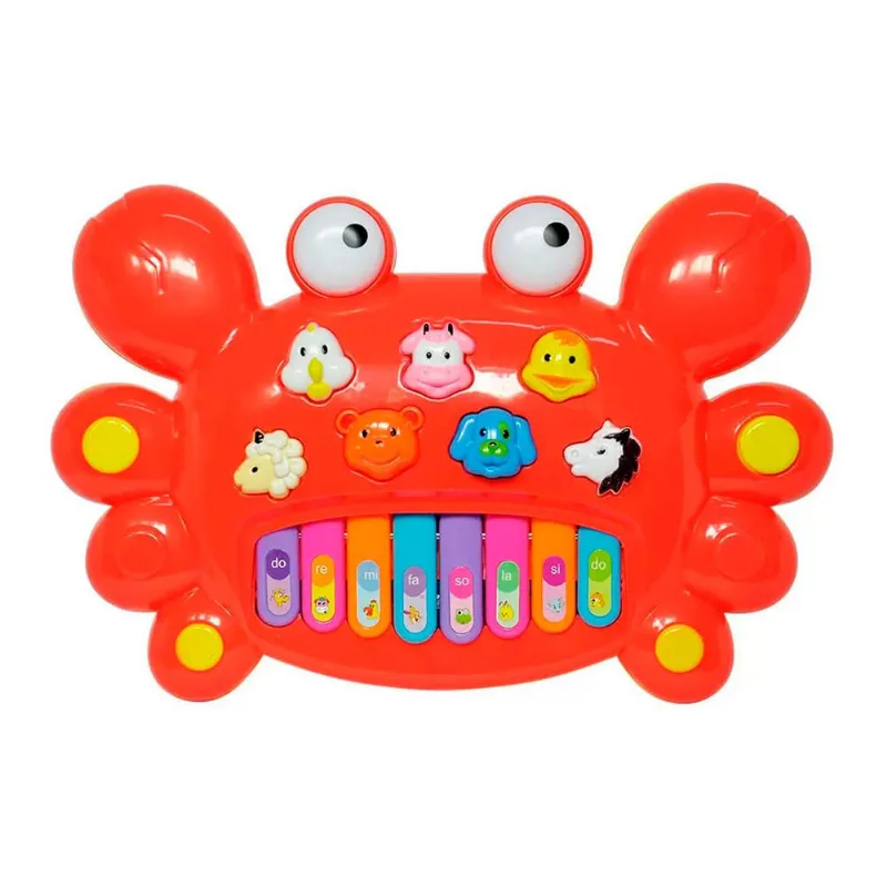 Teclado Musical Infantil - Siri - Vermelho - dm Toys