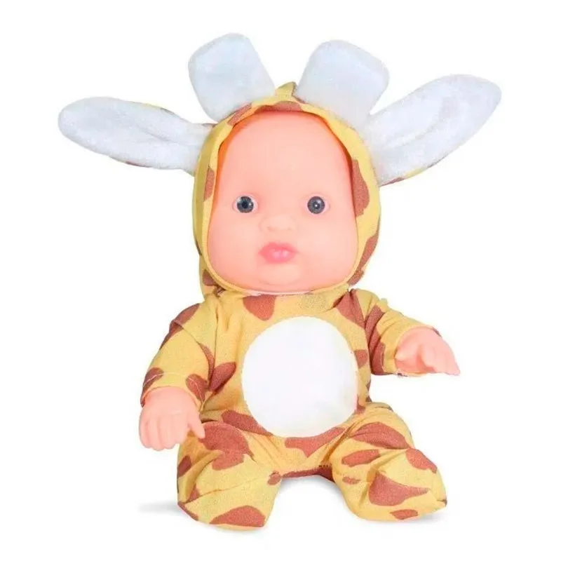 Boneca Articulada - 18 cm - Tininha Zoo - Girafa - Sid-Nyl
