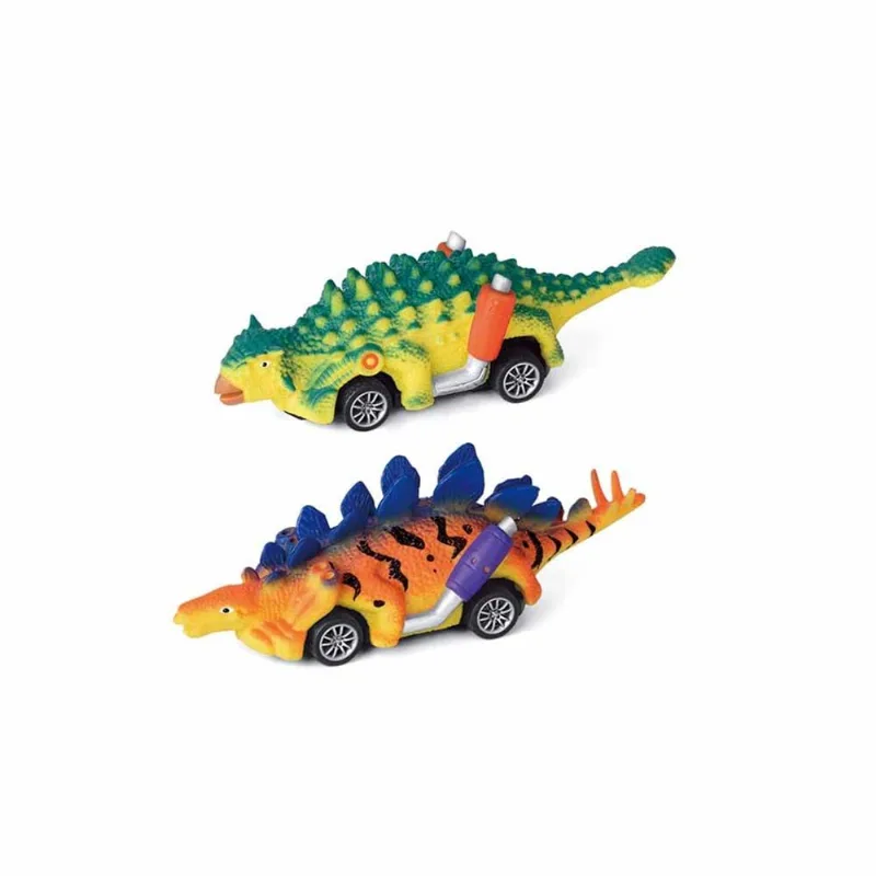 Carrinhos à Fricção - Planeta Dinossauro - Stegossaurus e Anquilo - Toyng