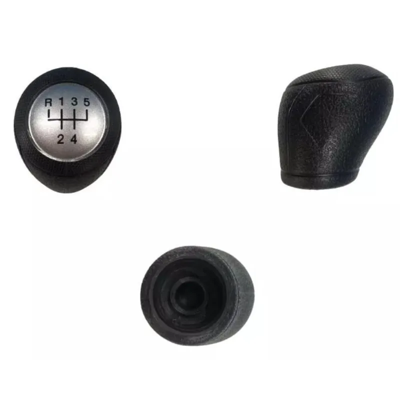 Bola Câmbio Gm Onix Sonic Prisma Cobalt Prata Com Aro Preto