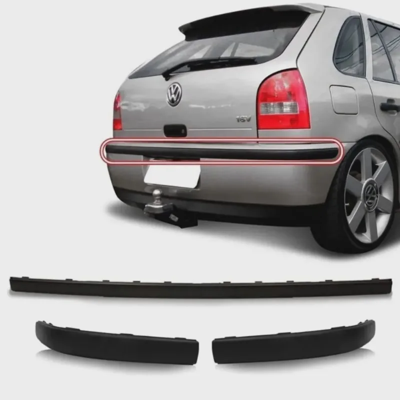 Kit Friso Parachoque Traseiro Gol Parati G3 1999 A 2003
