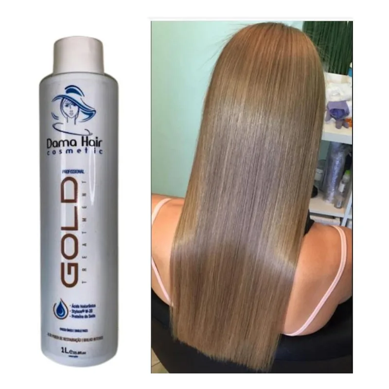 Progressiva Orgânica Profissional Gold s/ Formol 0% Dama