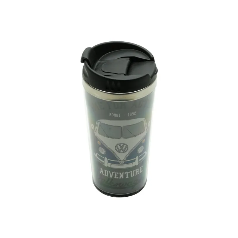 Copo térmico em plástico Urban Kombi Action 500ml cinza