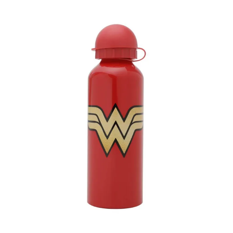 Squeeze Alumínio Wb Ww Traditional Logo Vermelho 6,6X6,6X18cm - 500ml