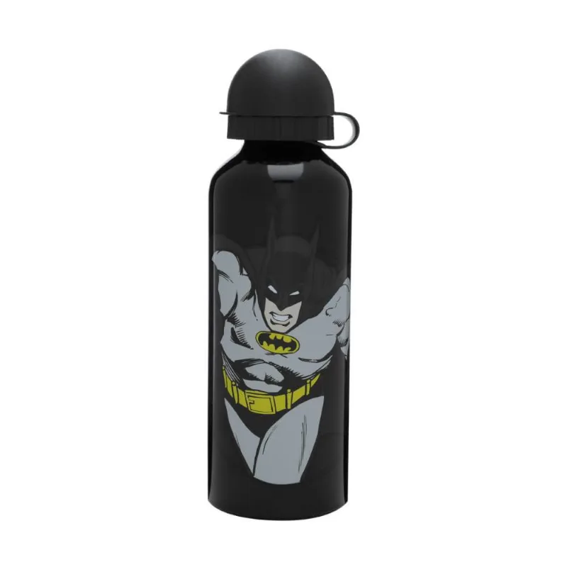 Squeeze Alumínio Wb Dc Or Batman Dark Preto 6,5X18cm - 500ml