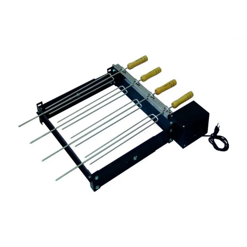 Kit Giratório Baixo Para Churrasqueira Com 06 Espetos Bivolt - Santa Edwirges - Instrumentos Musicais