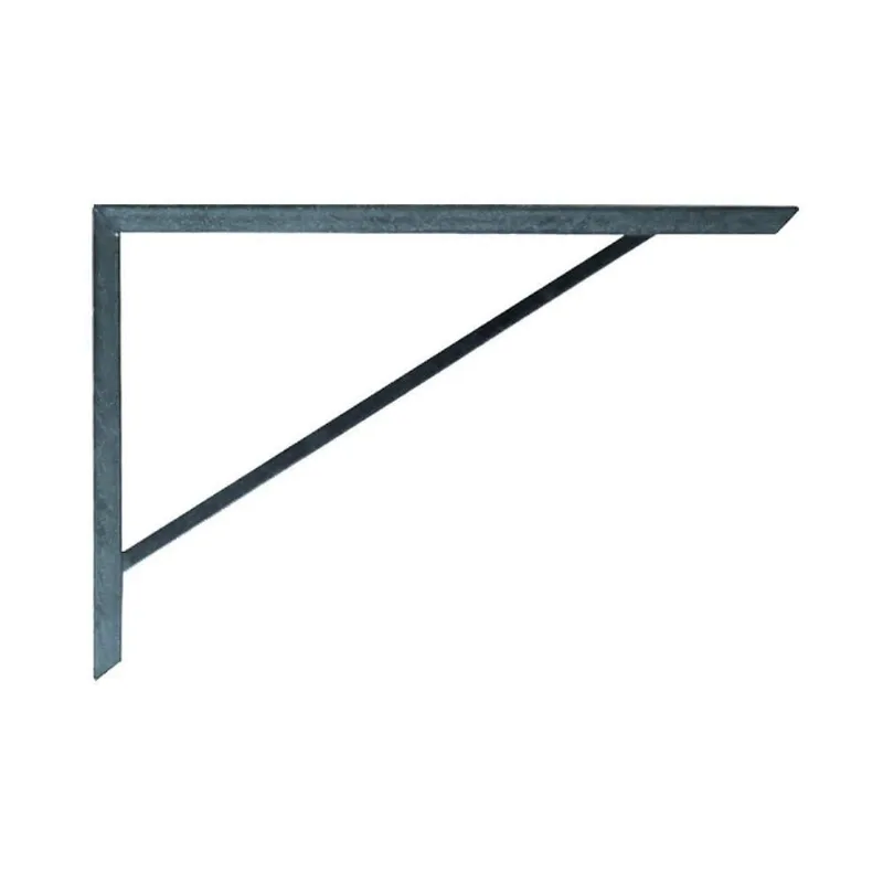 Suporte para Prateleira Mão Francesa Cantoneira 26x2x33cm para Ambientes Diversos Ouro Minas