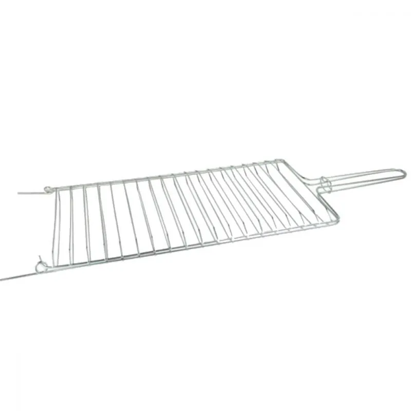 Grelha Dobrável Abaulada para Churrasqueira 18x60cm