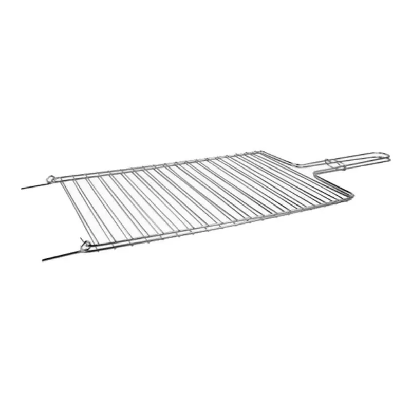 Grelha para Churrasqueira 1012ARF Dobrável Reta 27x84cm Aço Galvanizado Ou Inox Rig Fundidos