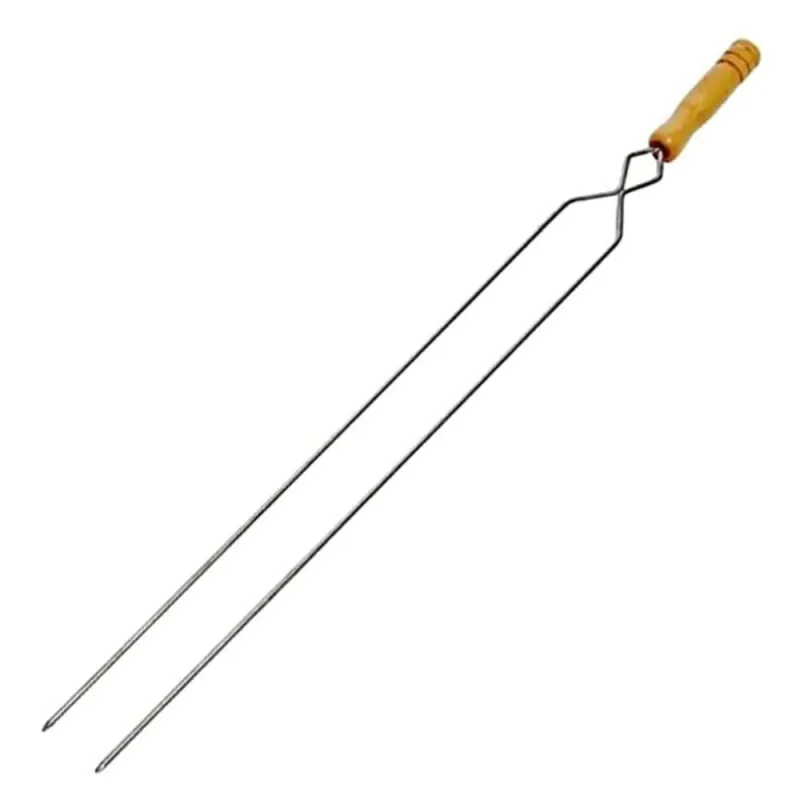 Espeto Duplo Para Churrasco 75cm - 1039 - Mse - OUTRAS MARCAS - Utilidades Domesticas