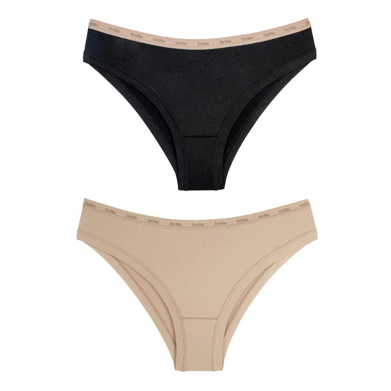 Kit Calcinha Delrio Biquíni Deo Eco Sensitive Tamanho M 2 Unidades
