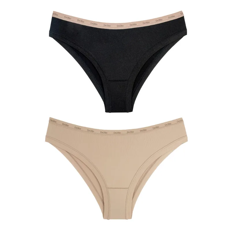 Kit Calcinha Delrio Duo Eco Sensitive Tamanho G 2 Pares