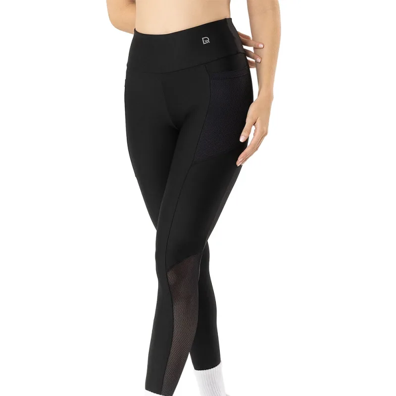 Legging Feminina Cintura Alta DelRio Sport Poliamida Preta - DelRio - Moda