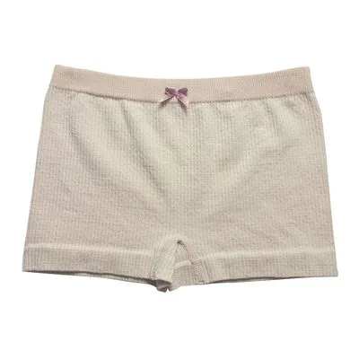 Calcinha Boxer Infantil DelRio Sem Costura Canelado Algodão Mousse P - Não Disponível - Moda