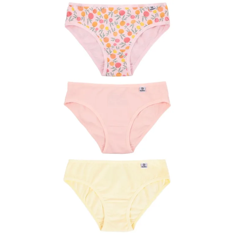 Kit 3 Calcinhas Tanga Infantil DelRio Cotton GG - DelRio - Moda