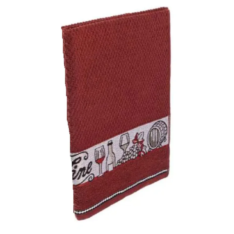 Pano de Prato Jacquard 50x70cm Bistro Cavhome Wine