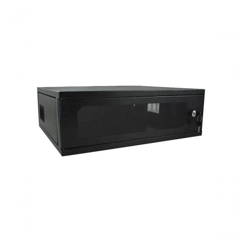 Mini Rack Max Eletron 19 03u X 370mm Preto - OUTRAS - Móveis