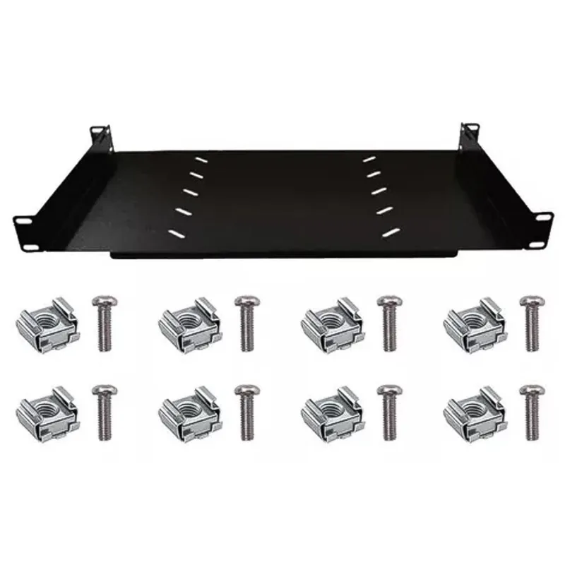 Bandeja Frontal 1u P/ Rack 19'' - 350mm - Preto