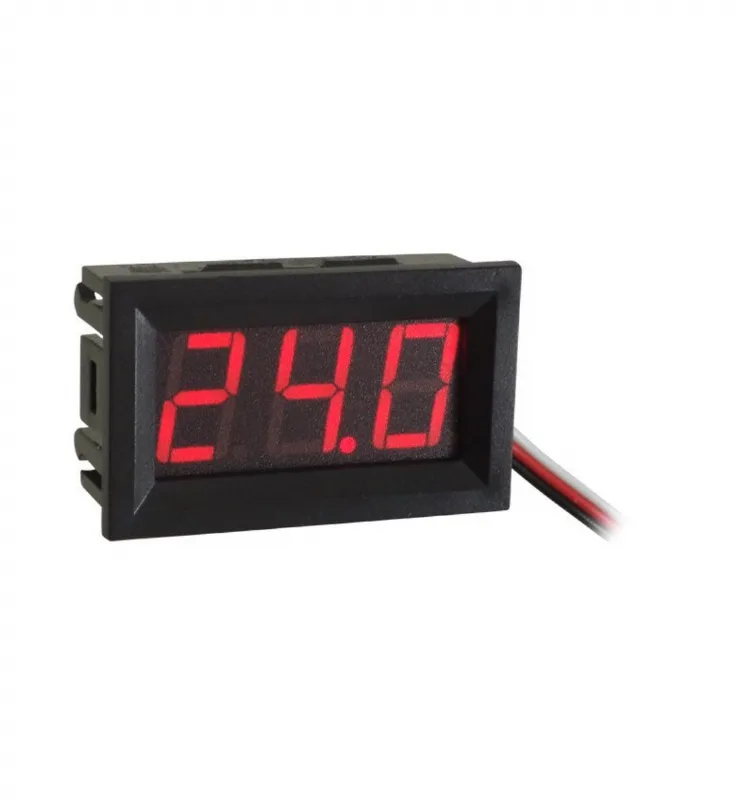 Voltímetro Digital 28x48mm 24Vcc