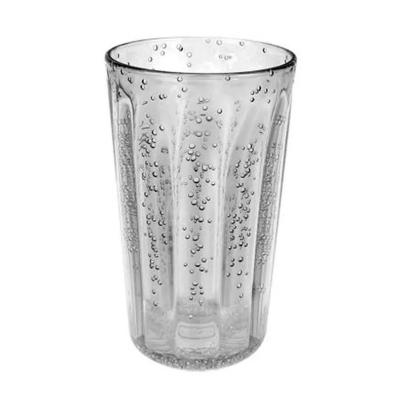 Copo em Acrílico Transparente Detalhe Bolhas Entrecasa 590ml