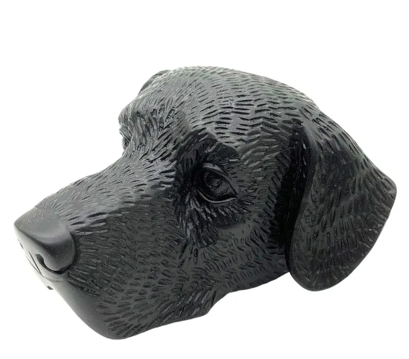 Escultura Decorativa Resina Dog Preto 16x18,5x10,5cm - LC - Presentes